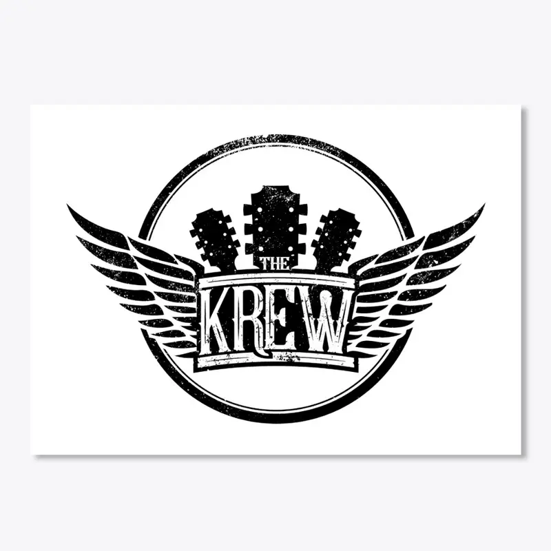 The Krew Black Logo